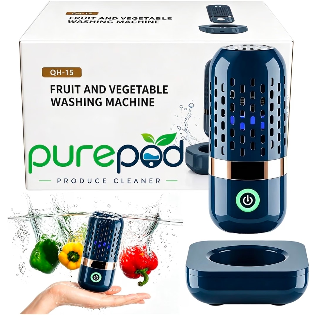 PurePod Produce Cleaner & Vegetable Cleaner with Oh-Ion Technology